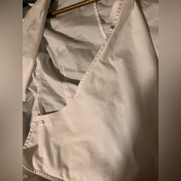 Riveted by Lee white cross wrap long sleeve blouse size small - Picture 3 of 6